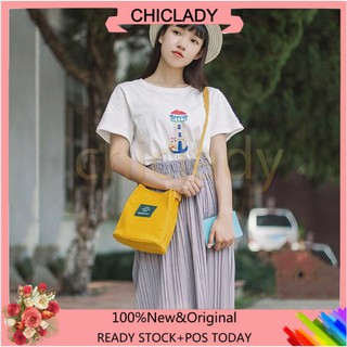 Túi xách vải bố nhỏ xinh màu sắc dễ thương