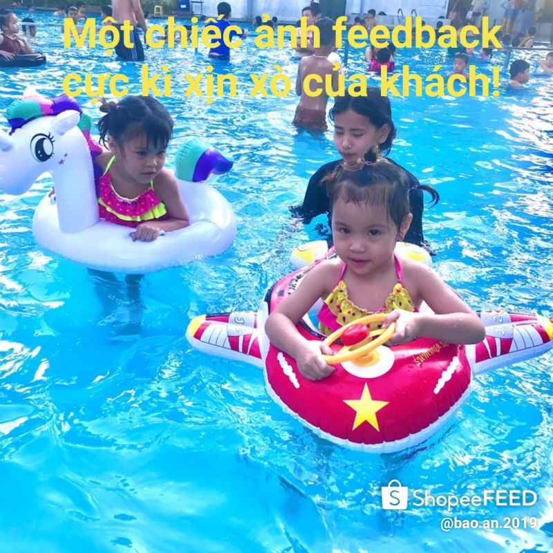 Phao bơi chống lật hình thú cho bé từ 1-5 tuổi nhiều mẫu dễ thương | Đồ chơi giáo dục Bảo An