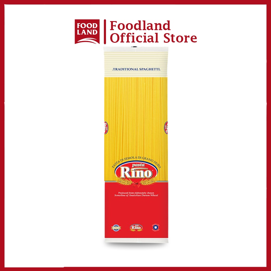 Mỳ Spaghetti hiệu Rino 500G, Sợi mỳ dai ngon nhập khẩu từ Thổ Nhĩ Kỳ