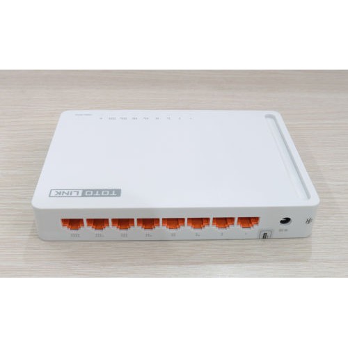 Bộ chia mạng Totolink S808 - Switch 8 cổng 10/100Mbps (hàng chính hãng 24T)