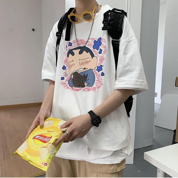 Áo Phông Nam Nữ Tay Lỡ Unisex - Hàng Cao Cấp Loại 1, Phong Cách Trẻ Trung ,Chất Liệu Thun Cotton Dày Mịn Thoáng Mát | BigBuy360 - bigbuy360.vn