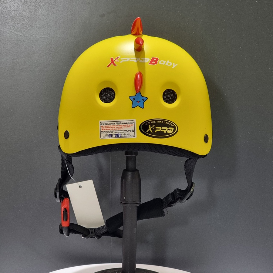 Mũ bảo hiểm nửa đầu trẻ em GRO khủng long dành cho bé