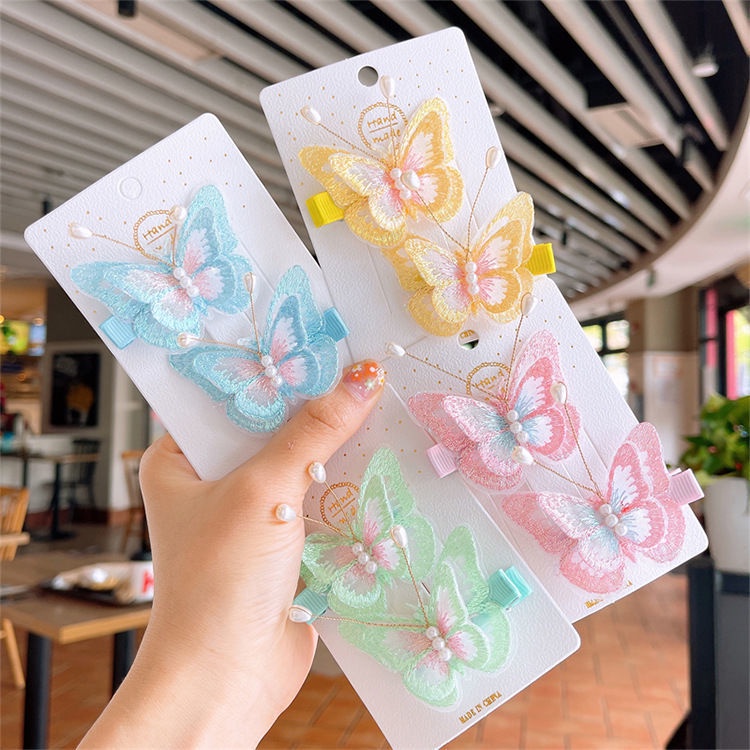 2022 Kẹp Tóc Hình Bướm Dễ Thương Cho Bé