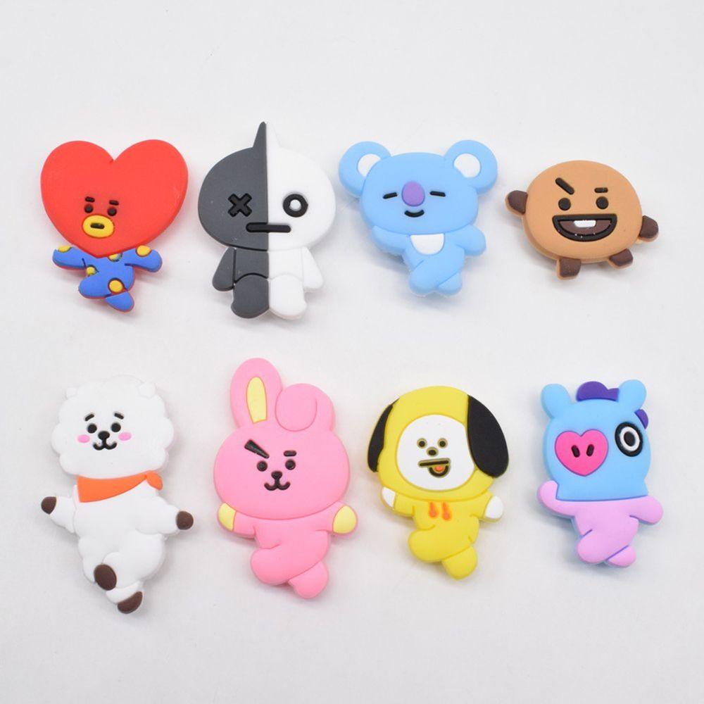 .Bộ 10 Phụ Kiện Trang Trí Xăng đan DIY Theo Phong Cách Hàn Quốc