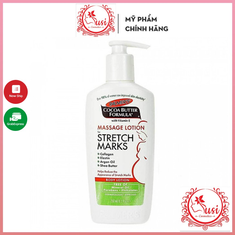 [DATE 2024 FULLSEAL] Kem Ngăn Ngừa Rạn Da Palmer's Massage Lotion For Strech Marks 250ml