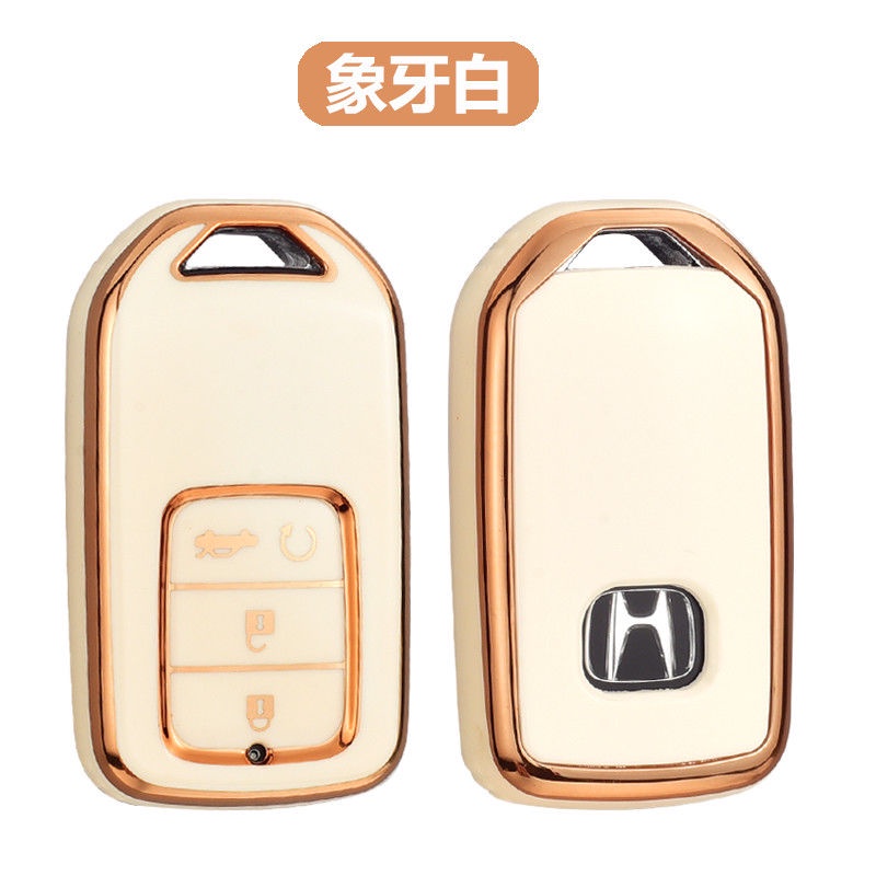 Vỏ TPU Bảo Vệ Chìa Khóa Điều Khiển Từ Xa Cho Xe Hơi Honda Civic CRV BRV City Accord 2014 to 2020
