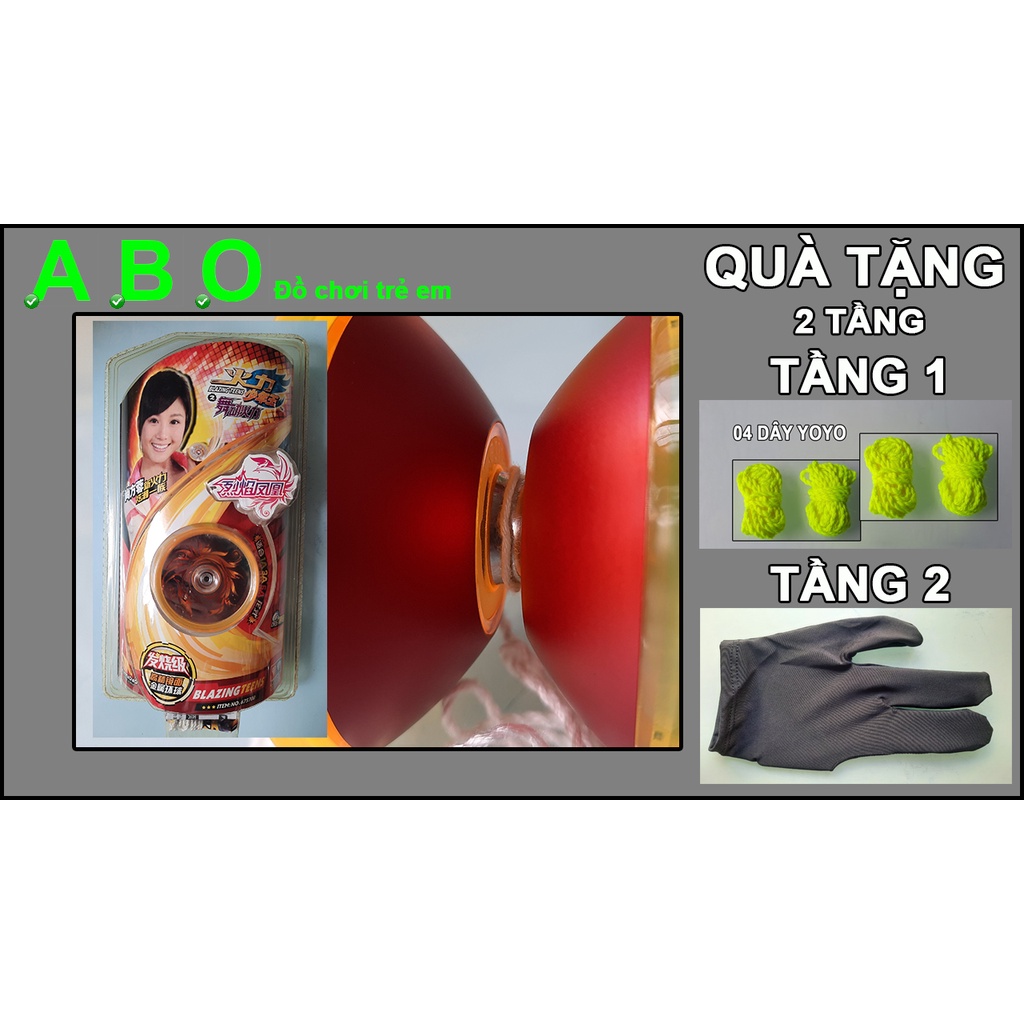 Yoyo truyền thống 1A kim loại - Phượng hoàng lửa 675708