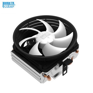 Cpu cooler 2 heatpipe 3pin 10cm quiet fan for amd for intel lga 775 1151 1150 1155 1156 cpu cooling radiator fan
