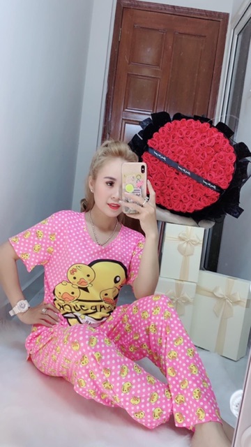 Bộ tay ngắn quần dài thun Quảng Châu
