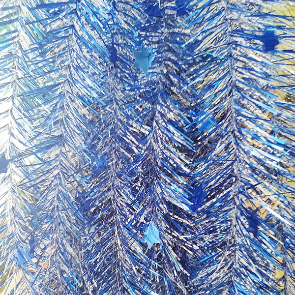 Dây kim tuyến ngôi sao dài 1,5m trang trí cực đẹp