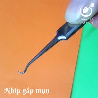 HOẢ TỐC HCM - Nhíp gắp mụn inox | Ngọc Trà HCM