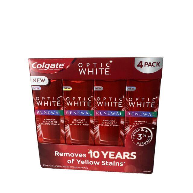 Kem đánh răng siêu trắng răng Colgate Optic White Renewal của Mỹ