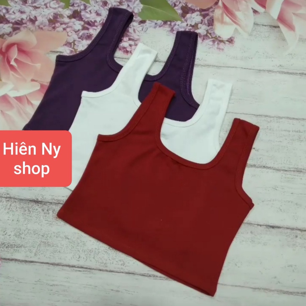 Áo thun sác nách crop top nữ _ áo ba lỗ croptop nữ