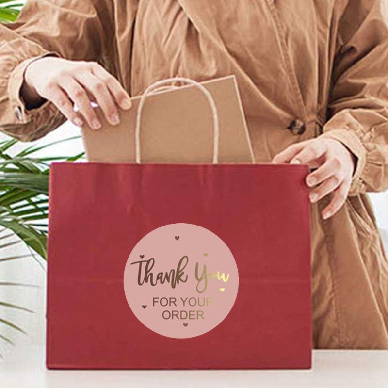 Cuộn 500 Nhãn Dán Chữ Thank You for Your Order
