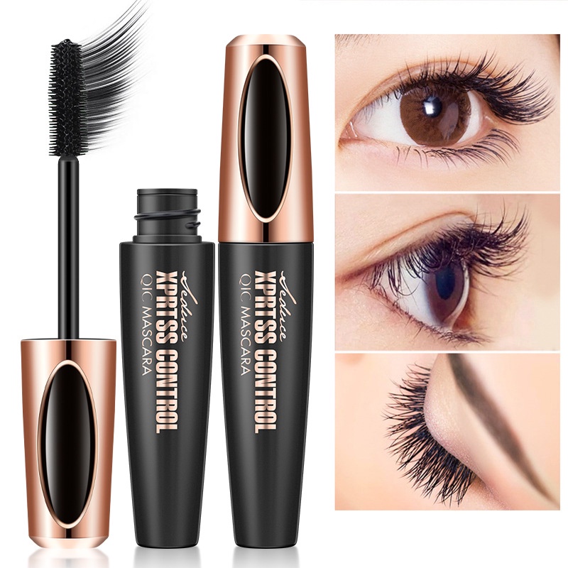 [Hàng mới về] Mascara uốn dài làm dày lông mi QIC trang điểm màu đen 3D không thấm nước