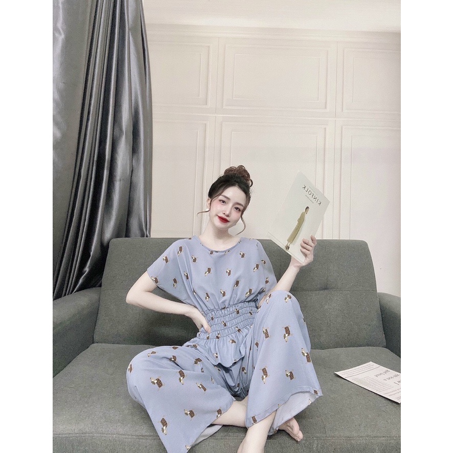 Đồ bộ dài mặc nhà, bộ tay ngắn quần dài bigsize dễ mặc - Phuongaliceshop