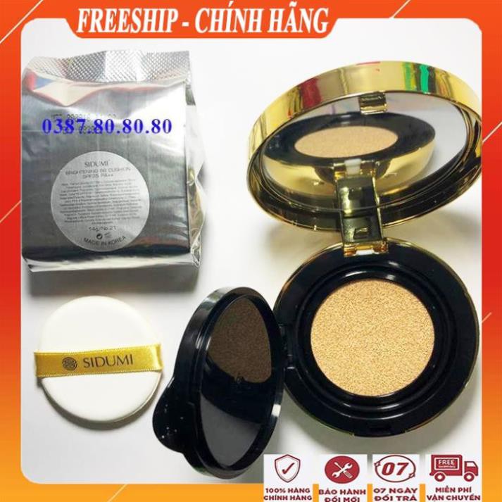 [ Freeship - 100% NHẬP KHẨU ] Phấn nước kiềm dầu che khuyết điểm sidumi/ CC BB Cushion cho da dầu da mụn đa năng cao cấp