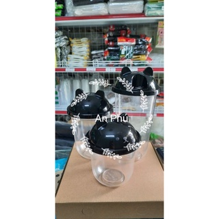 50 Ly bầu cốc bầu cốc chữ u nắp gấu Trắng