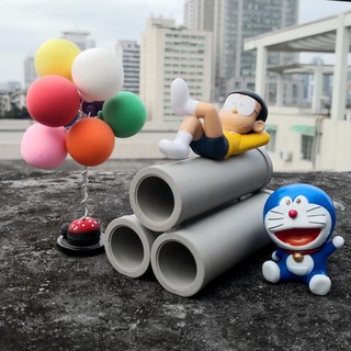 Mô hình Nobita và Doraemon tuổi thơ bày taplo ô tô, bàn làm việc, quà tặng