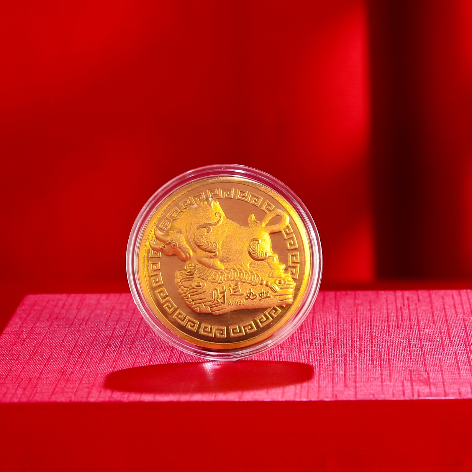 2021 Lì xì đồng tiền chòm sao Kim Ngưu bì đỏ may mắn Năm Trung Quốc