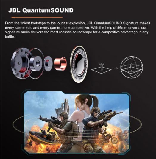 Tai Nghe Nhét Tai Kèm Micro Cho Máy Chơi Game JBL QUANTUM 50 PS4 / PC / XBOX / MAC / VR