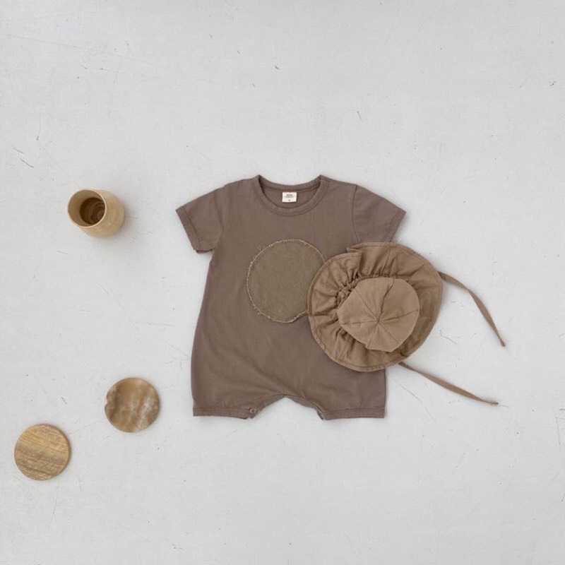 Bộ Body Circle Bộ Liền Thân Chất Thun Mềm Mại Cho Bé Trai Và Bé Gái Từ 4Kg Đến 15Kg Thời Trang Trẻ Em Tin Store