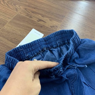 Quần jean giấy ống rộng siêu hót