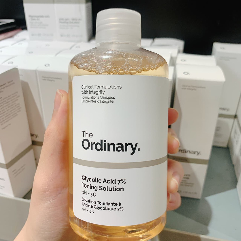 Toner The Ordinary Glycolic Acid 7% Toning Solution Tẩy Da Chết / Sáng Da / Giảm Thâm