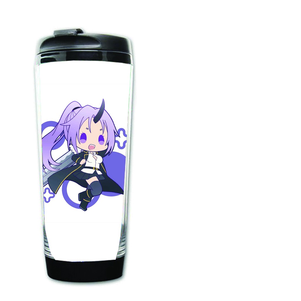 Bình nhựa đựng nước in hình  CHUYỂN SINH THÀNH SLIME anime chibi tiện lợi dễ thương xinh xắn