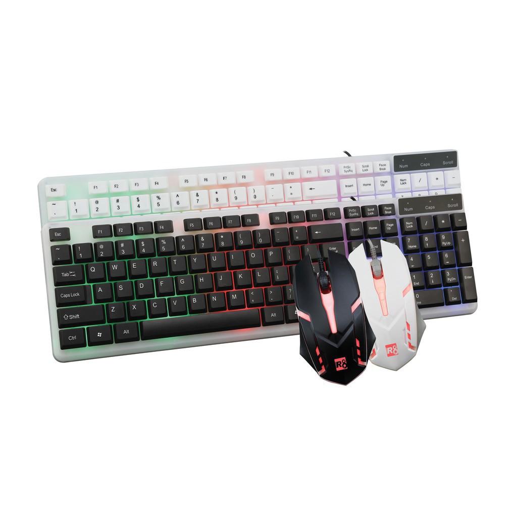 Bộ bàn phím chuột keyboard Mouse Gaming R8 1921 Led | BigBuy360 - bigbuy360.vn