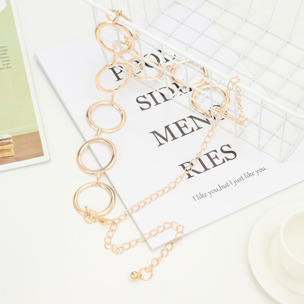 Thắt Lưng Da Khóa Kim Loại Tròn To 1 Cho Nữ