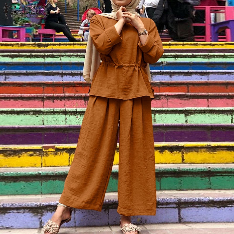 Zanzea Set Đồ Thời Trang Phong Cách Hồi Giáo Cho Nữ