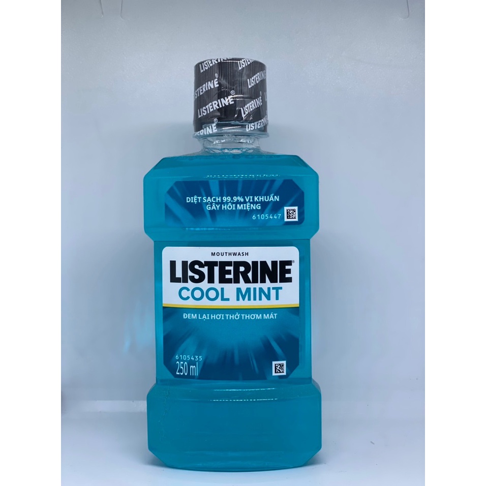 Nước súc miệng diệt khuẩn giữ hơi thở thơm mát Listerine Cool Mint