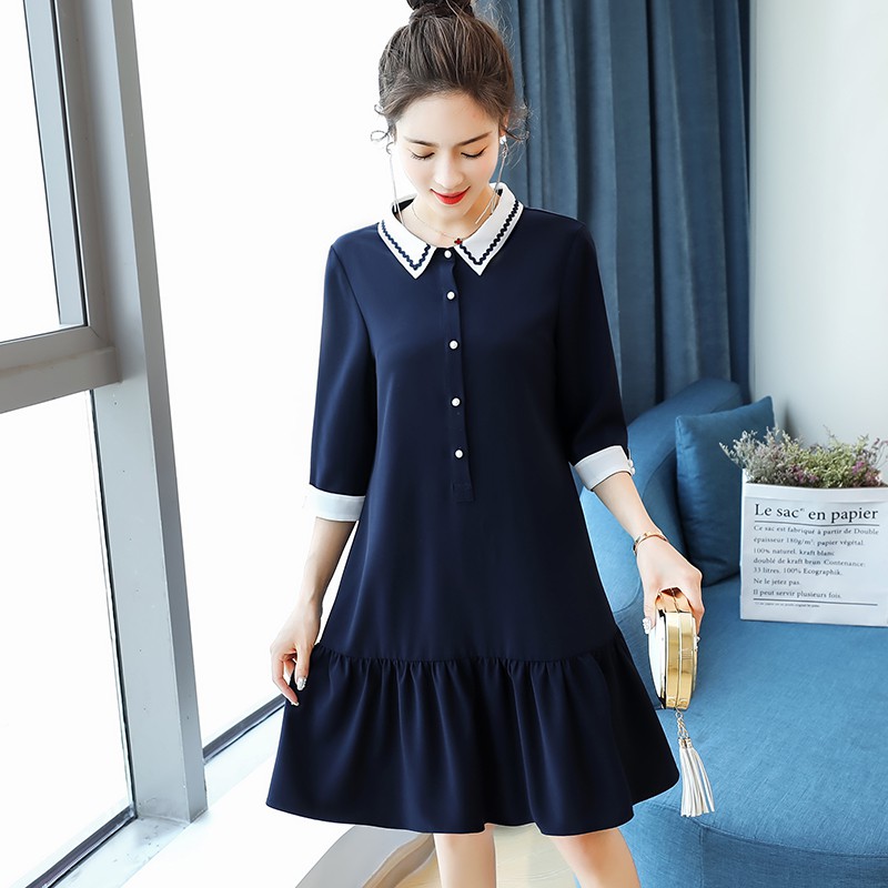 Váy đôi cá công sở cho bà bầu
