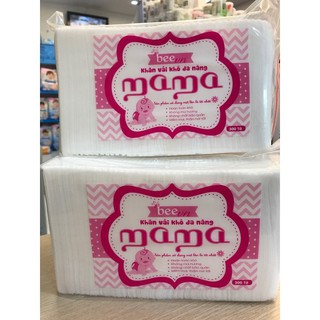 Bộ 5 túi khăn vải khô đa năng Mama 5 x 300 miếng