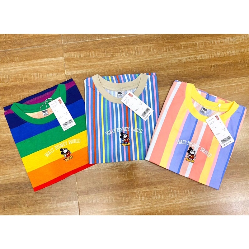 ÁO THUN SỌC LỬNG THÊU MICKEY