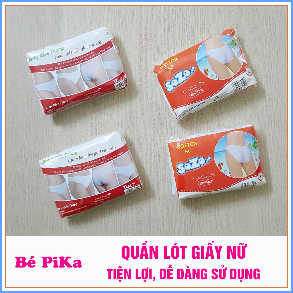 Combo 2 gói quần lót giấy cho mẹ ( 5 quần/gói)