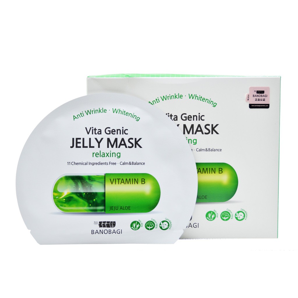 10 miếng mặt nạ Vitamin Banobagi (Green)m- Hàn Quốc