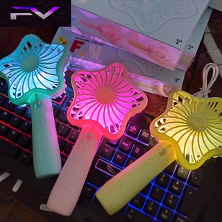 Quạt Mini Cầm Tay Hình Ngôi Sao Led FAN 662
