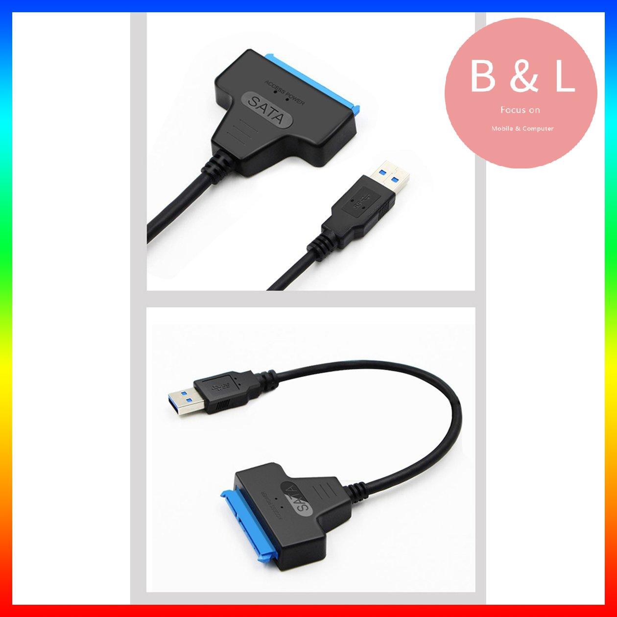 Dây Cáp Chuyển Đổi Ổ Cứng 2.5 Inch USB 3.0 Sang Sata Iii UASP 2TB | BigBuy360 - bigbuy360.vn