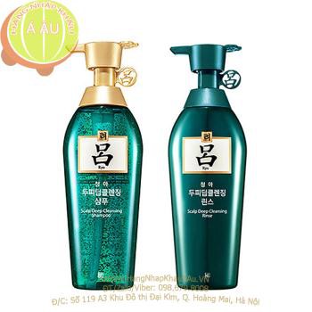 Combo Gội+Xả Ryo Hàn Quốc (xanh) 500ml