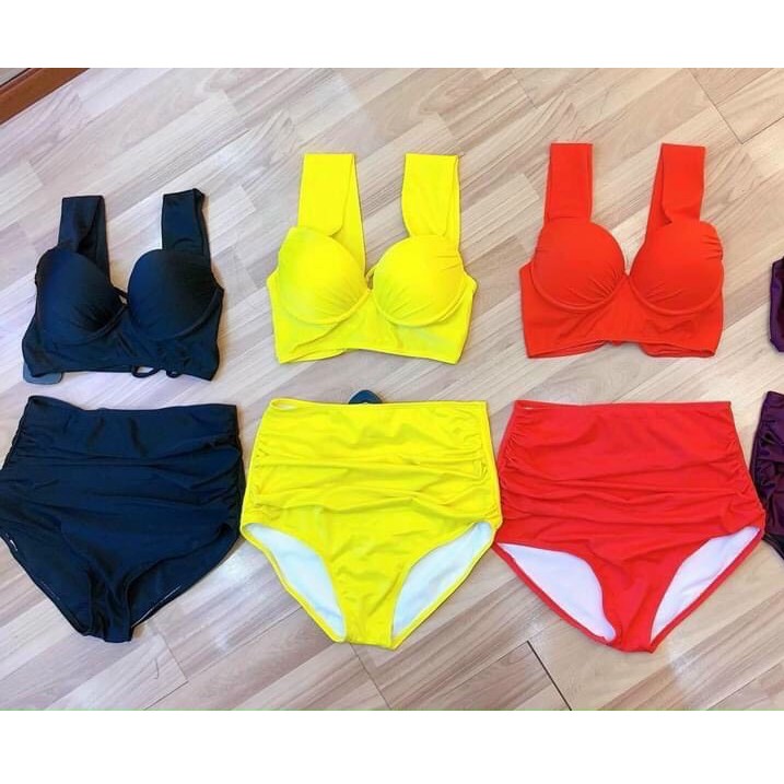 [Mã WASTUP giảm 10% tối đa 30K đơn 99K] [NHIỀU MÀU + LOẠI ĐẸP] Bikini 2 mảnh crop dây dày mix quần nhún che bụng | BigBuy360 - bigbuy360.vn