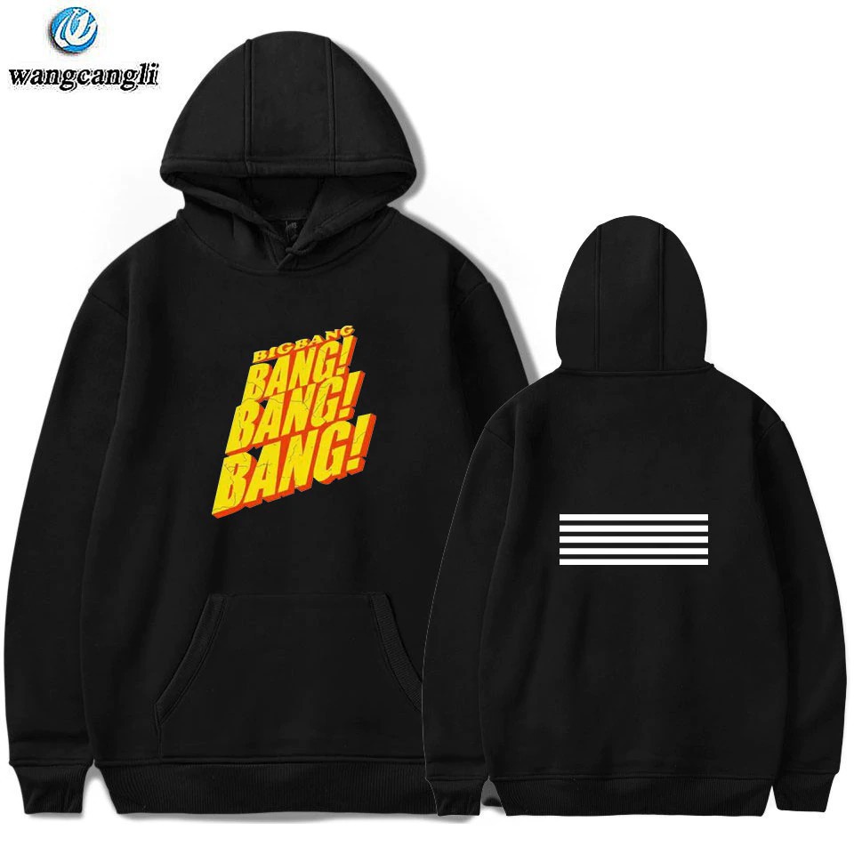 Hàng mới về Áo khoác chui đầu có mũ trùm đầu in chữ Big Bang G-Dragon Made 10Th kỷ niệm mới năm 2022 dành cho nam