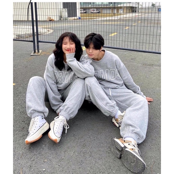 Bộ Nỉ COSMOST 3 Màu Đen Xám Be Hót Hot Hit From to Chất Siêu Đay Hàng Loại 1