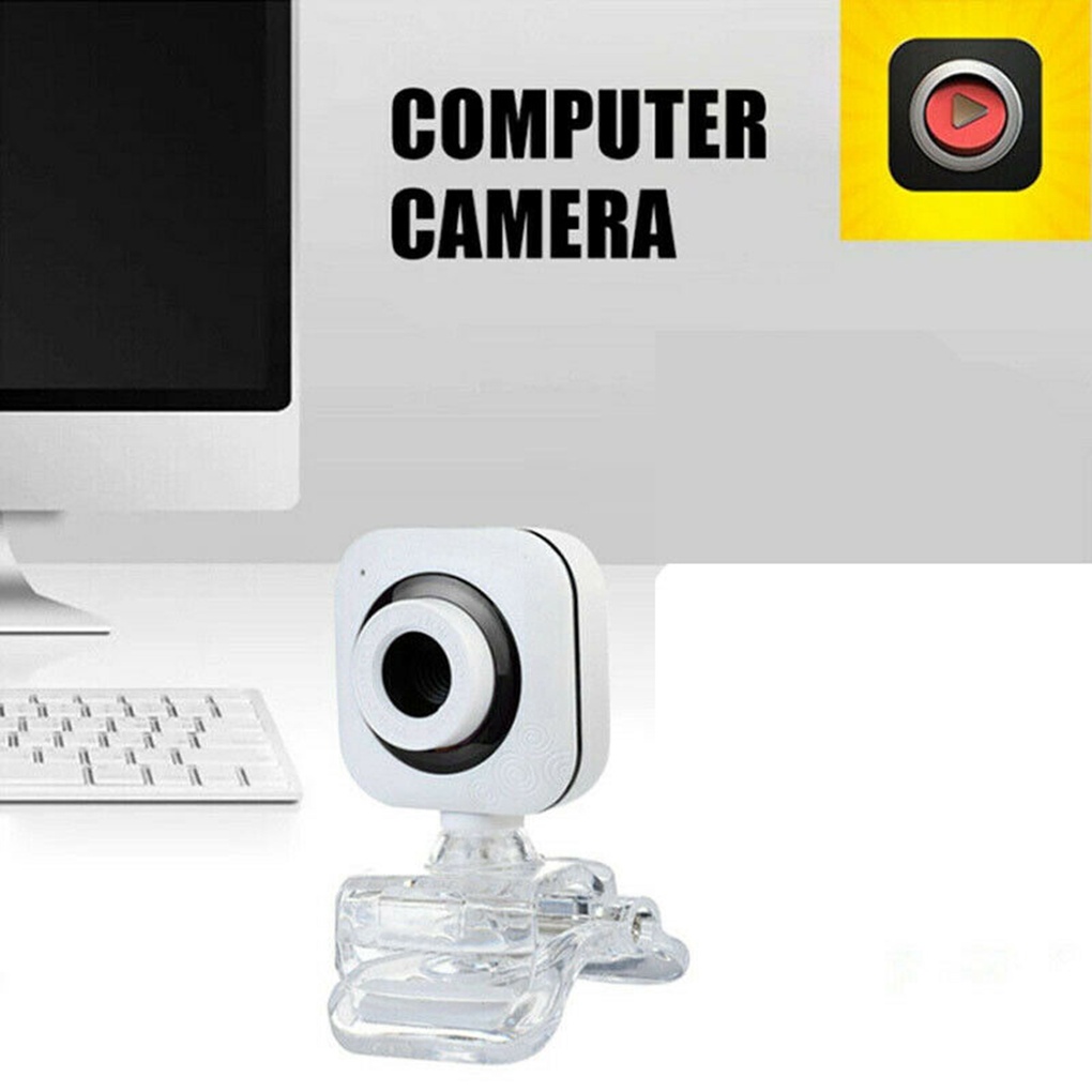 Webcam kẹp độ phân giải 50 mega pixel có micro dùng trò chuyện online tiện dụng MC