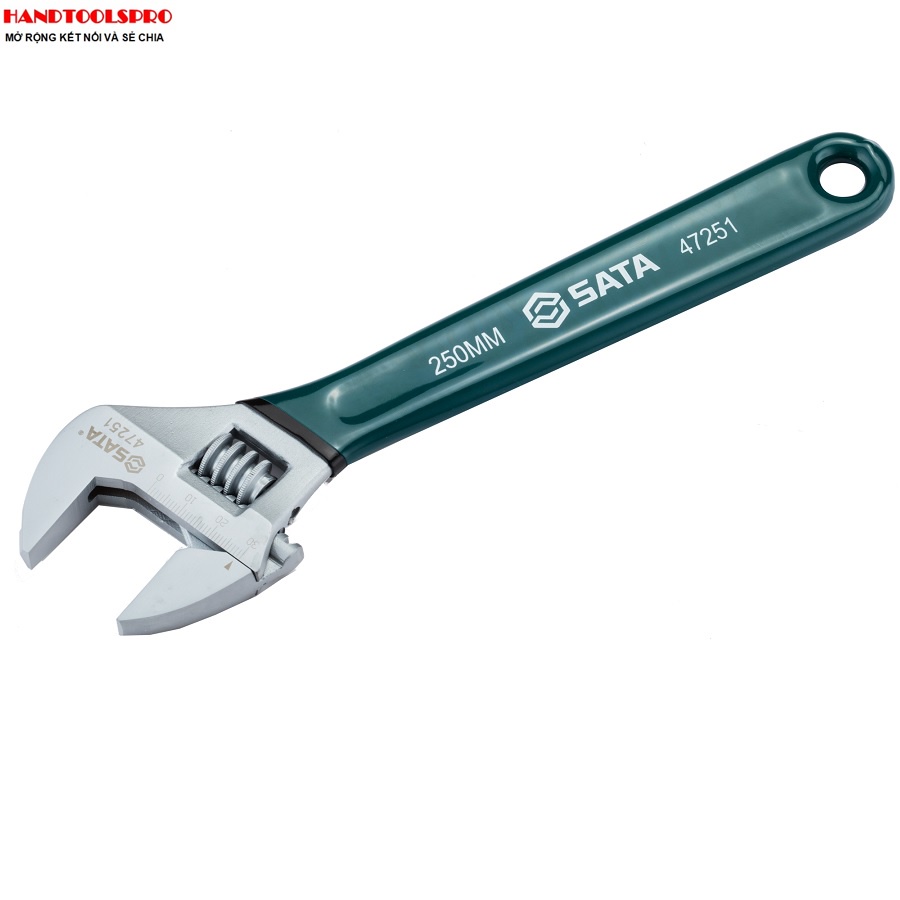 Mỏ lết bọc nhựa siêu bền 6in/8 in/10in/12in Sata 47252