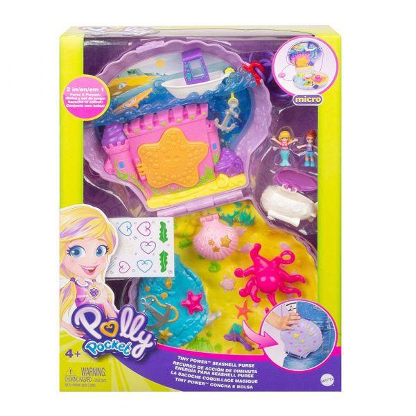 Polly Pocket Túi Vỏ Sò Lấp Lánh GNH11/GKJ63