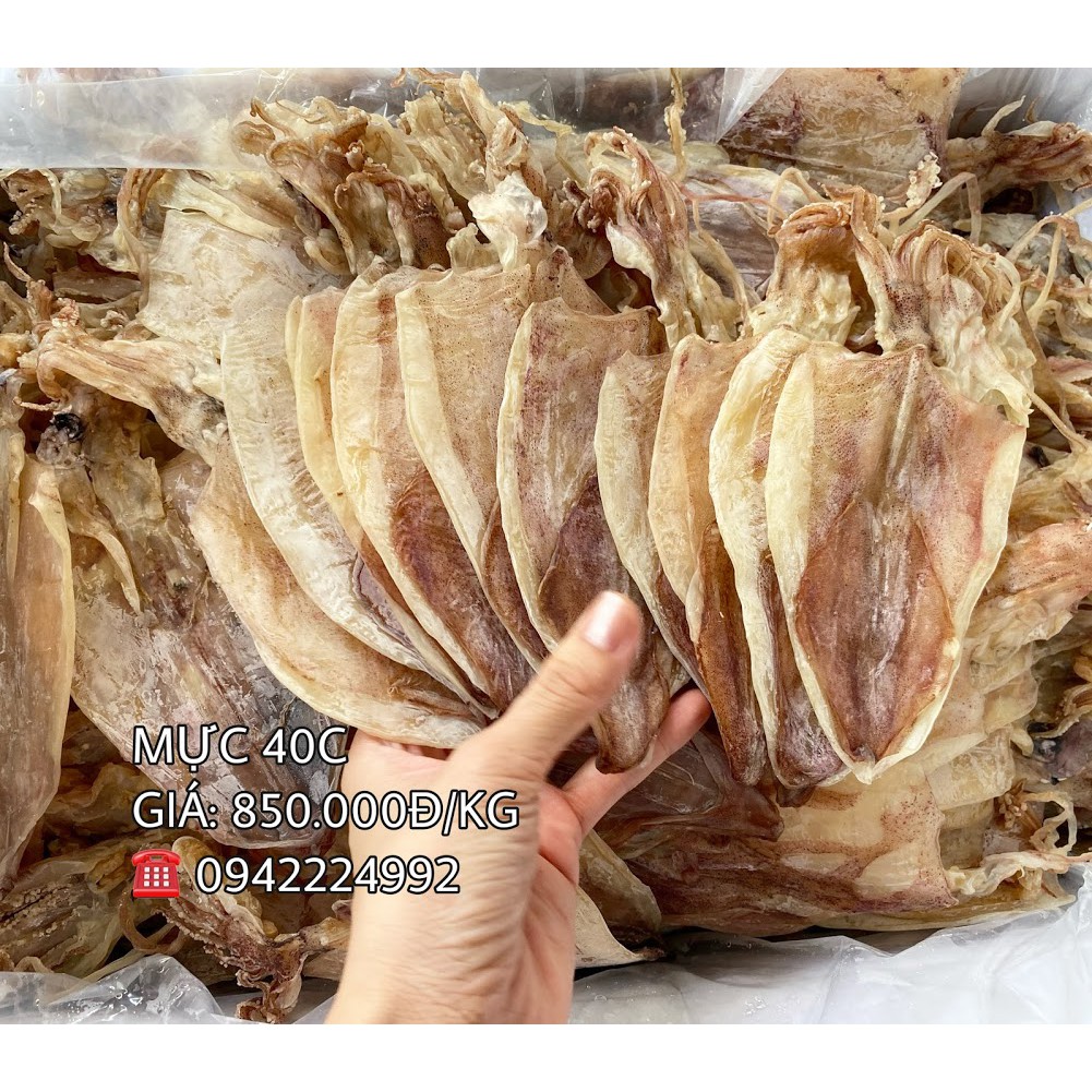 KHÔ MỰC CÀ MAU SIZE 40CON/KG