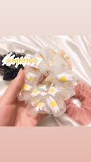 Dây buộc tóc, cột tóc vải scrunchies nhiều mẫu