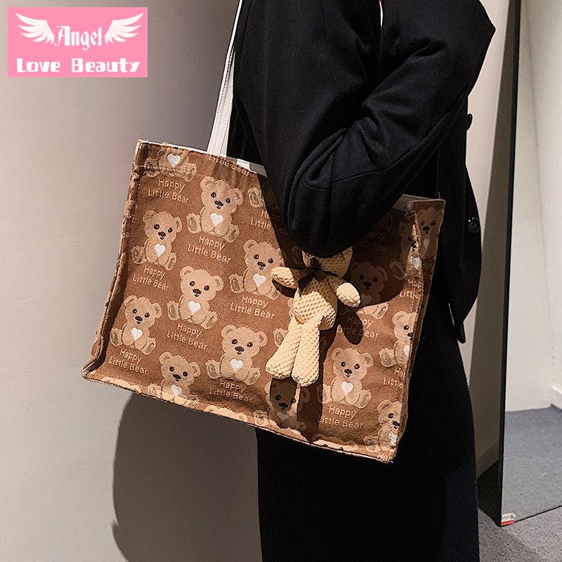 Túi Xách Canvas Thời Trang Hàn Quốc 2022 Dễ Phối Đồ Cho Nữ